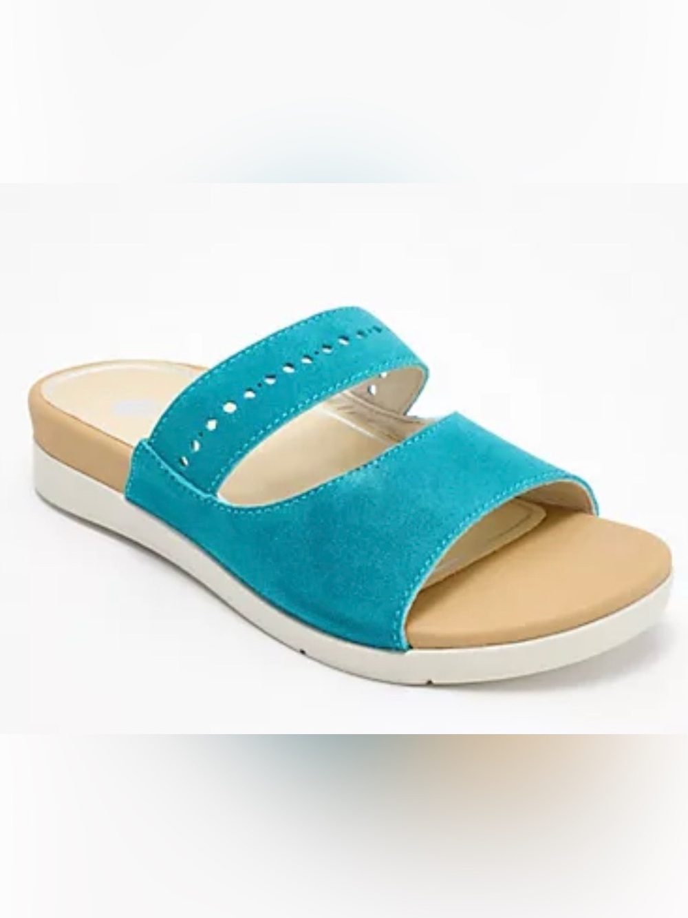 Revitalign Orthotic Suede Stretch Slide Sandals